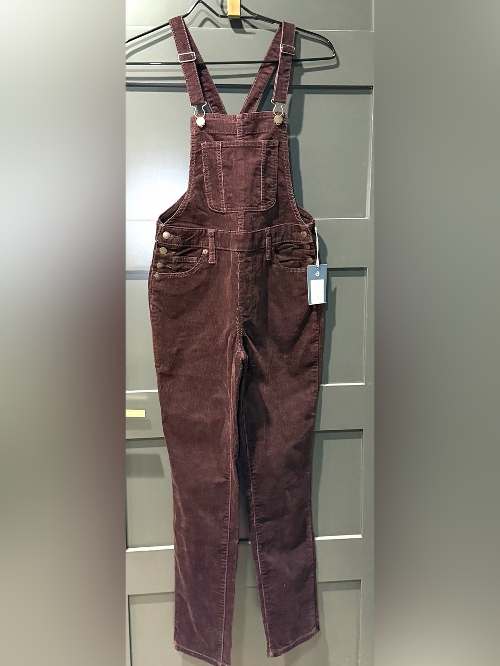 Universal Thread Brown Corduroy Overalls NWT